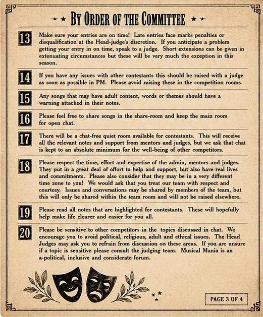 Rules And Conduct 3