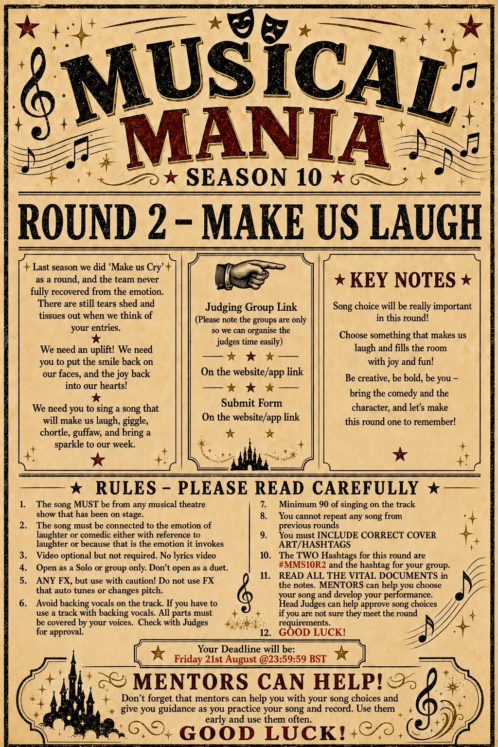Round 2 Make Us Laugh En